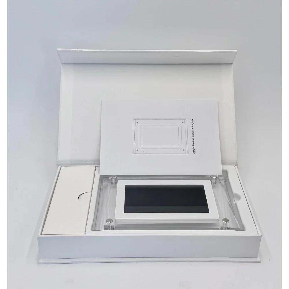 Acrylic Digital Video Picture Frame 5 in Screen Wedding Gift working